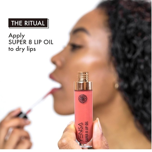 BNIB YENSA Super 8 Lip Oil Lux Lip Color Hydrating Lip Care (Crush It Coral) - Picture 4 of 13